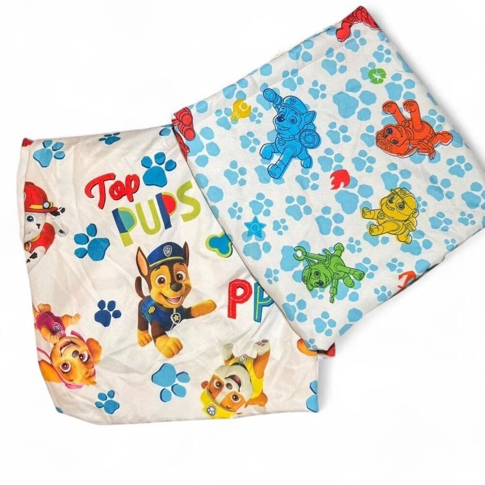 Nickelodeon Paw Patrol Toddler Bed Size Fitted and Flat Sheet